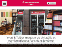 Tablet Screenshot of editions-yvert-tellier.com